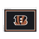 Cincinnati Bengals 8x11 Spirit Area Rug NFL Officially Licensed