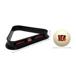 Cincinnati Bengals Cue Ball and Triangle Set