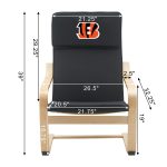 Cincinnati Bengals Embroidered Birch Bentwood Accent Chair