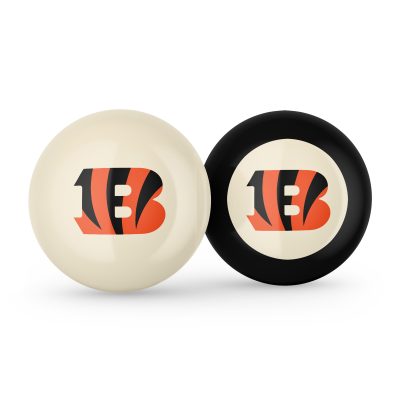 Cincinnati Bengals Grade A Polyester Logo Billiard Balls