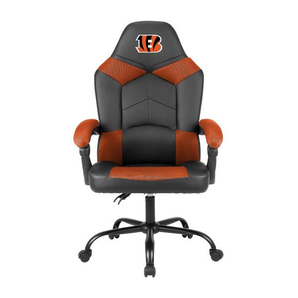 Cincinnati Bengals Oversized Embroidered Gaming Office Chair with Pouch 4