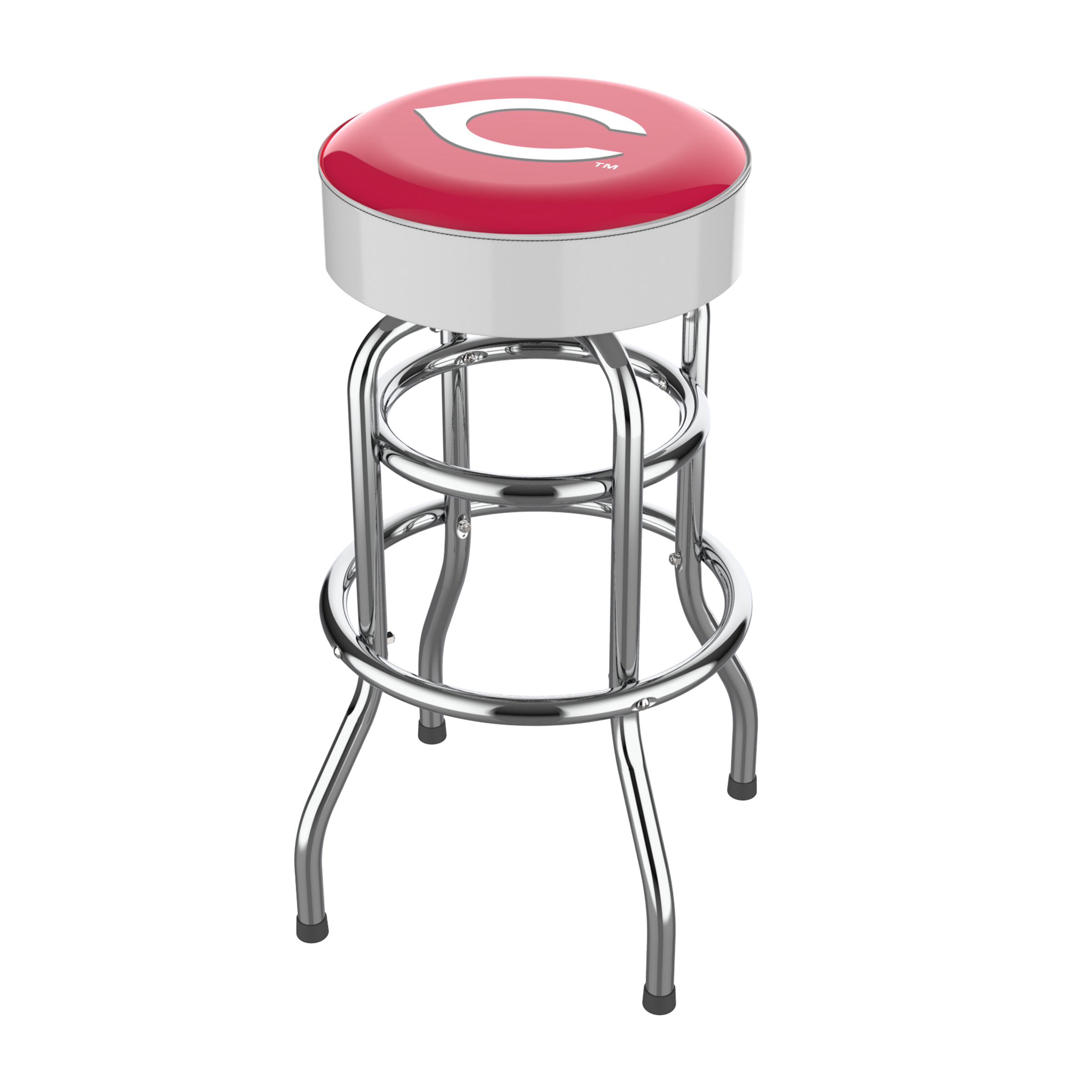Cincinnati Reds Chrome Bar Stool American Made Team 4 Cincinnati Reds Chrome Bar Stool American Made Team - Image 4