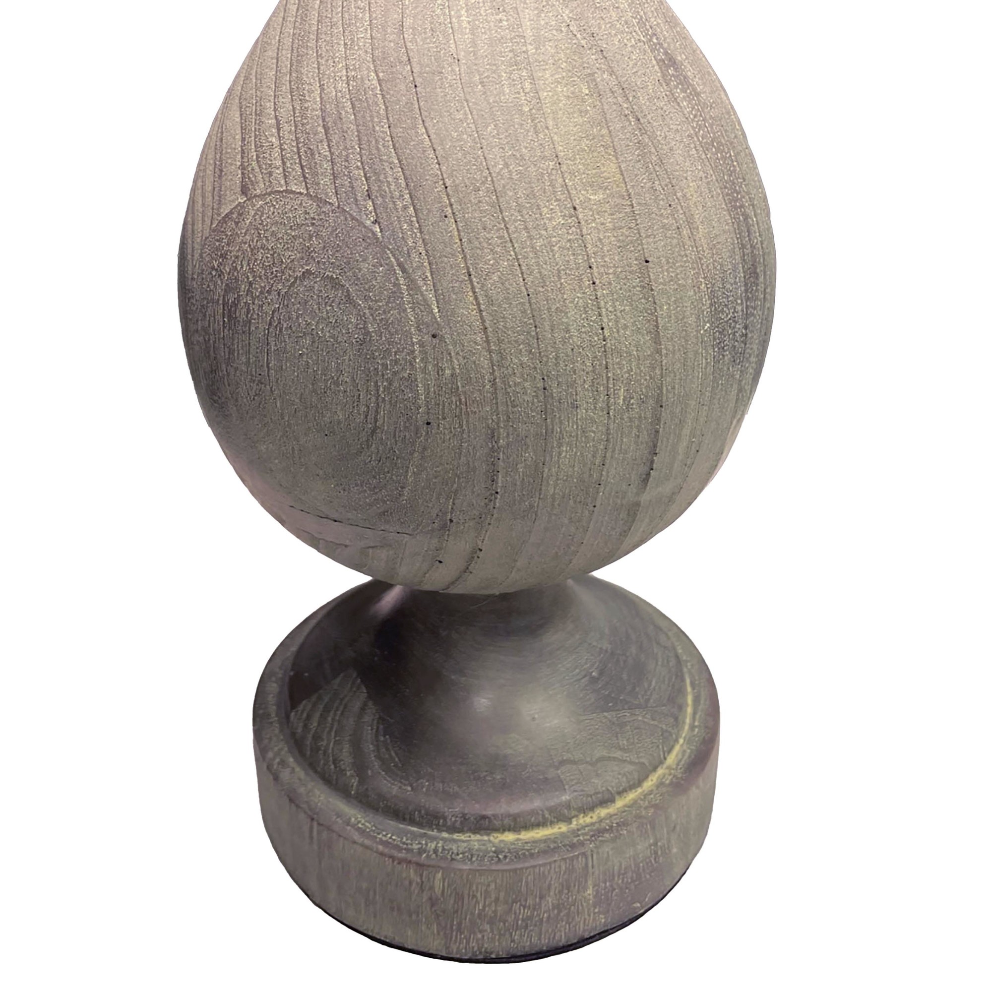 Cipolla Farmhouse Wood Table Lamps Linen Shade 29 in (Set of 2) 6 Cipolla Farmhouse Wood Table Lamps Linen Shade 29 in (Set of 2) - Image 6