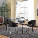 Claire Contemporary Black Faux Leather and Silver Metal Accent Chair 15 Claire Contemporary Black Faux Leather and Silver Metal Accent Chair