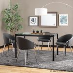 Claire Contemporary Grey Faux Leather Silver Metal Accent Chair 12 Claire Contemporary Grey Faux Leather Silver Metal Accent Chair