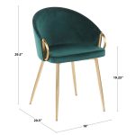 Claire Contemporary Grey Faux Leather Silver Metal Accent Chair 21 Claire Contemporary Grey Faux Leather Silver Metal Accent Chair