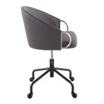 Claire Contemporary Grey Faux Leather Task Chair 12 Claire Contemporary Grey Faux Leather Task Chair