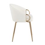 Claire Gold Faux Leather Contemporary Accent Chair 25 Claire Gold Faux Leather Contemporary Accent Chair