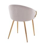 Claire Gold Silver Velvet Contemporary Dining Chairs (Set of 2) 17 Claire Gold Silver Velvet Contemporary Dining Chairs (Set of 2)