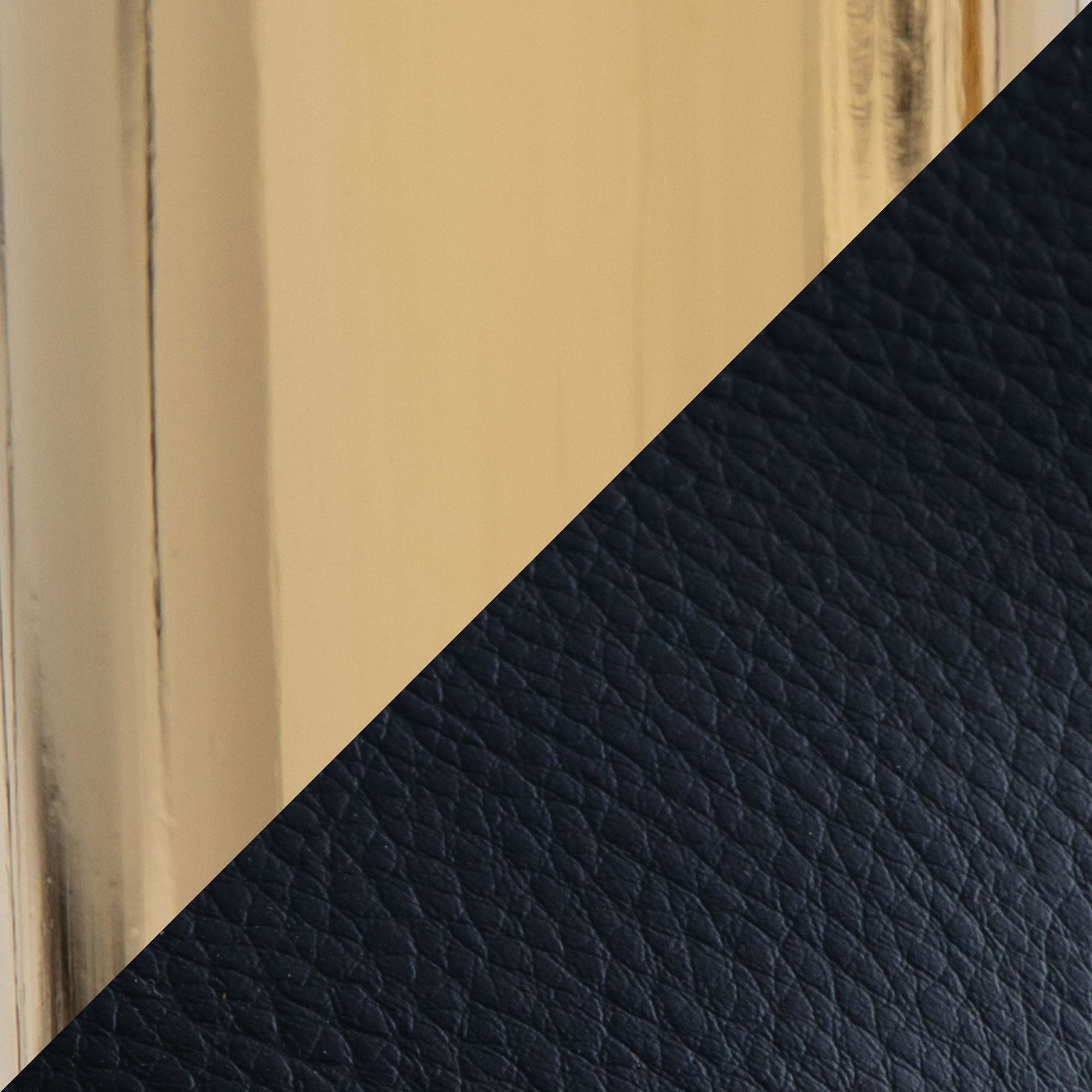 Claire Gold and Black Faux Leather Adjustable Barstools (Set of 2) 10 Claire Gold and Black Faux Leather Adjustable Barstools (Set of 2) - Image 10