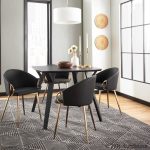 Claire Gold and Black Faux Leather Contemporary Dining Chairs (Set of 2) 18 Claire Gold and Black Faux Leather Contemporary Dining Chairs (Set of 2)