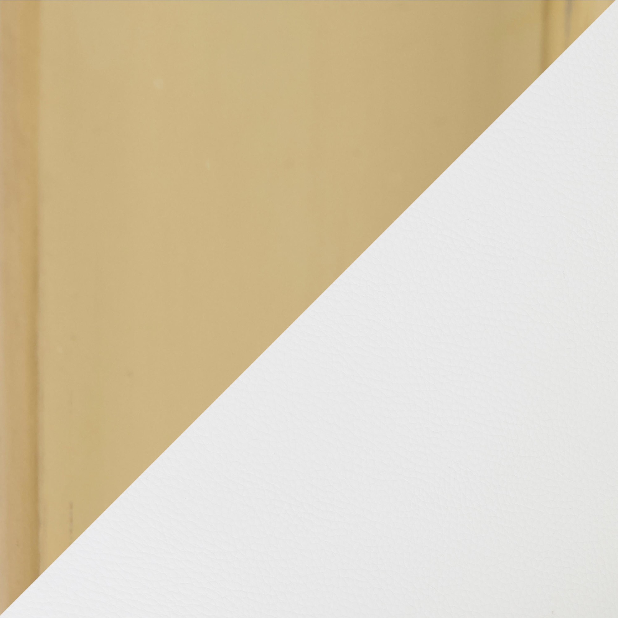 Claire Gold and White Faux Leather Contemporary Chairs (Set of 2) 15 Claire Gold and White Faux Leather Contemporary Chairs (Set of 2) - Image 15