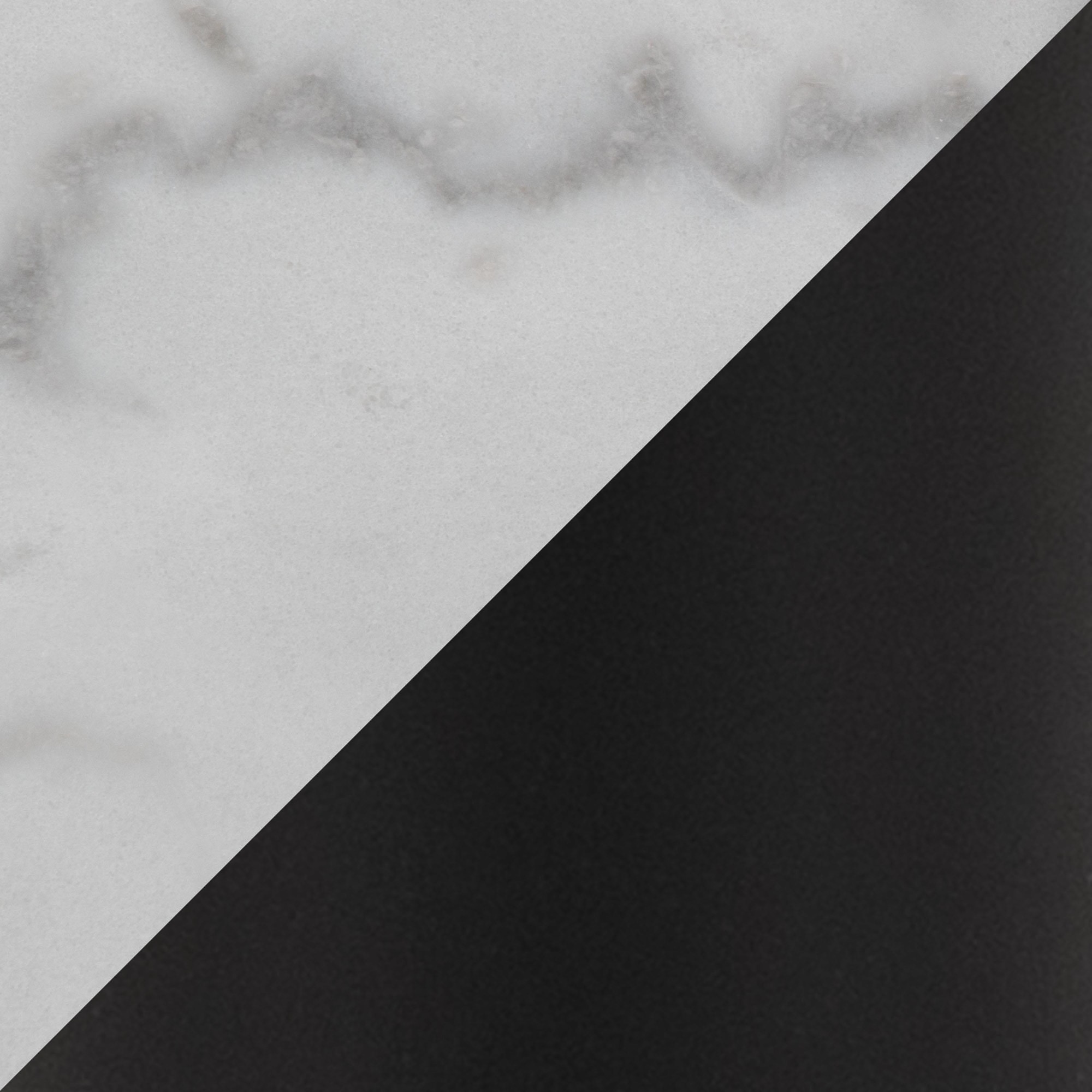 Claire White Marble and Black Metal Glass Side Table 8 Claire White Marble and Black Metal Glass Side Table - Image 8