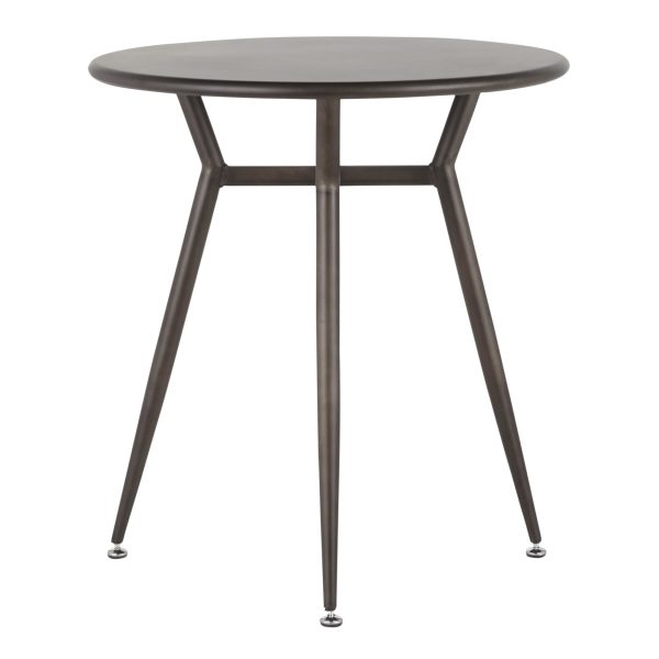 Clara Industrial Antique Metal Round Dinette Table 5