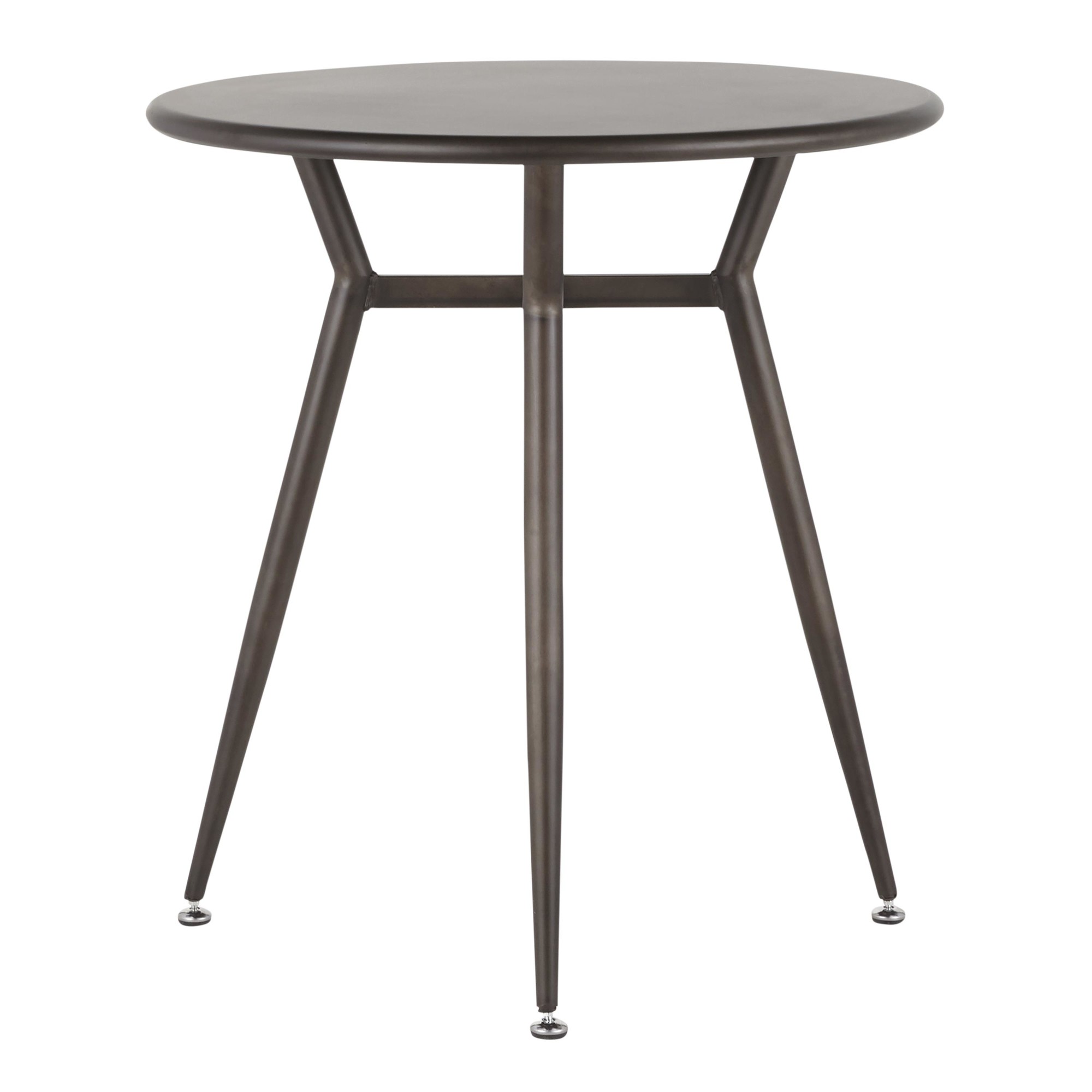 Clara Industrial Antique Metal Round Dinette Table 5 Clara Industrial Antique Metal Round Dinette Table - Image 5
