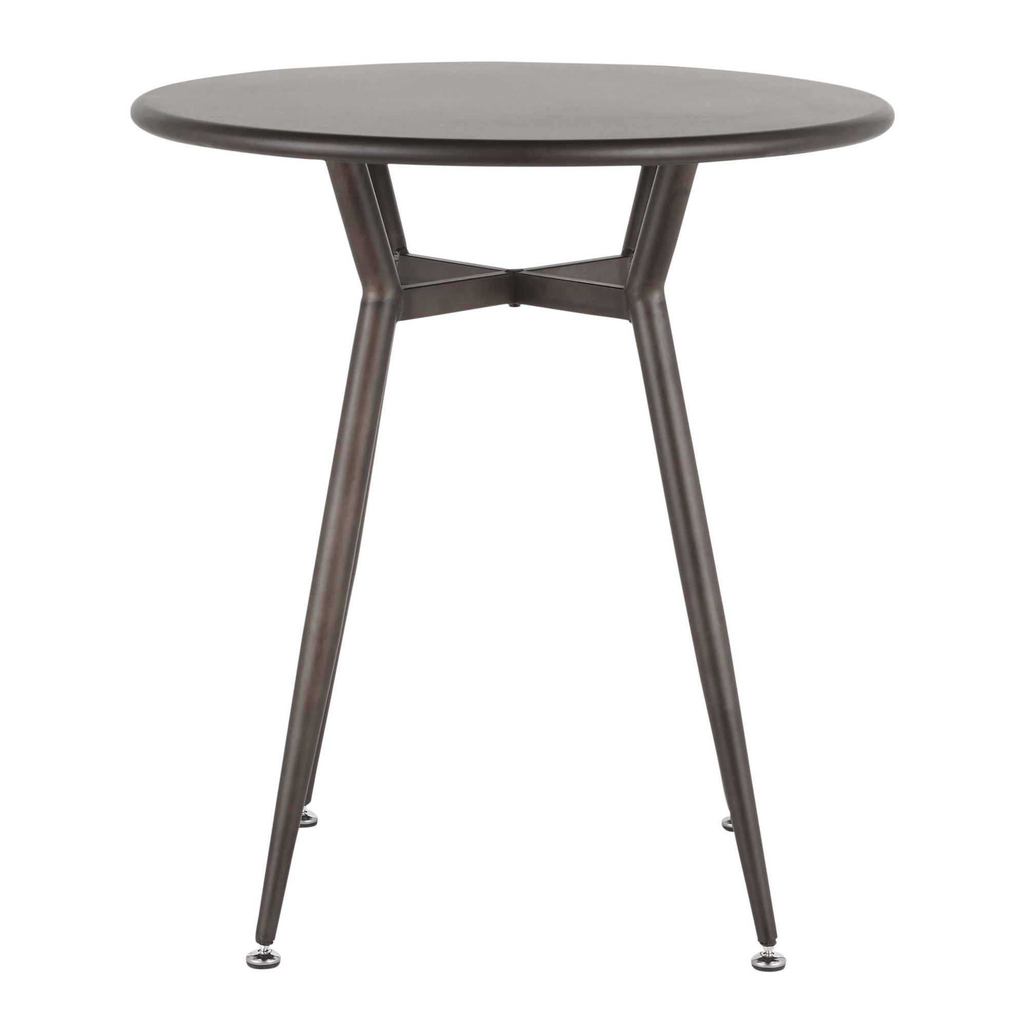 Clara Industrial Antique Metal Round Dinette Table 8 Clara Industrial Antique Metal Round Dinette Table - Image 8