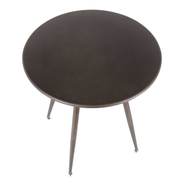 Clara Industrial Antique Metal Round Dinette Table 9