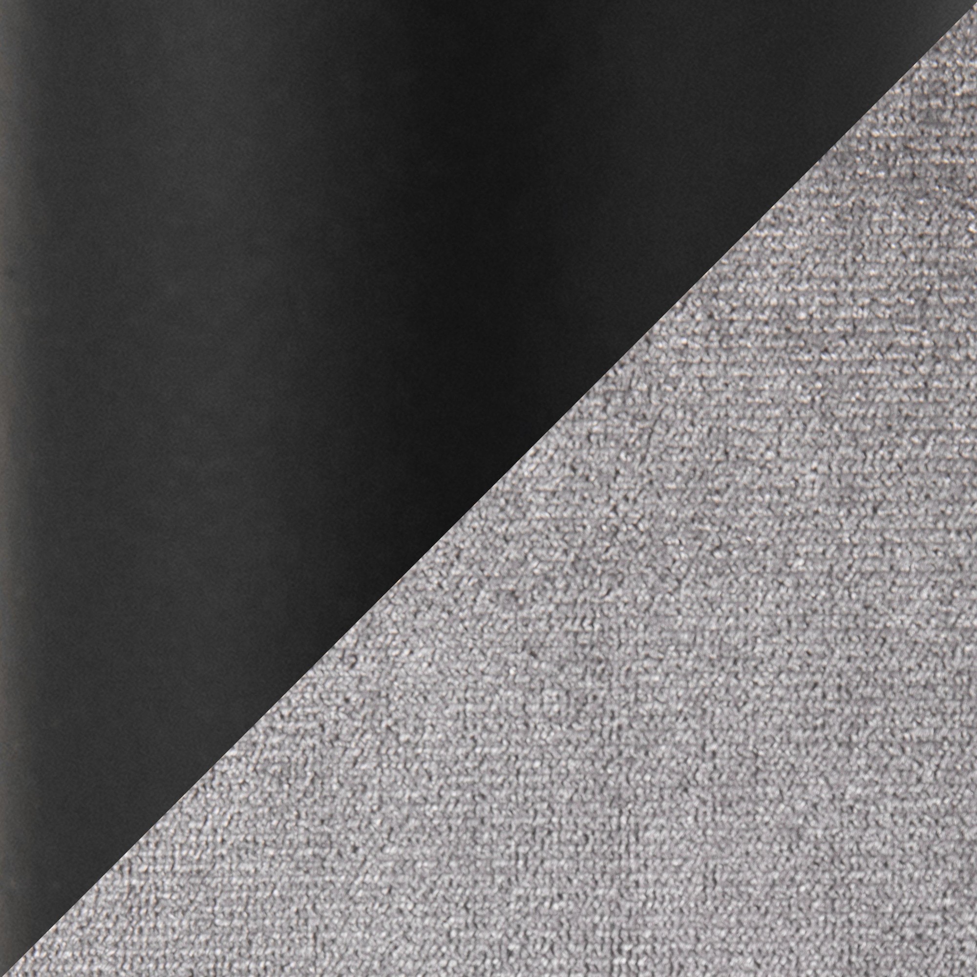 Clara-Marcel Contemporary Black Metal and Silver Velvet Dining Set 6 Clara-Marcel Contemporary Black Metal and Silver Velvet Dining Set - Image 6