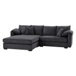 Claudius Charcoal Velvet Oversized Storage Sectional Comfy and Soft Couch 7 Claudius Charcoal Velvet Oversized Storage Sectional Comfy and Soft Couch