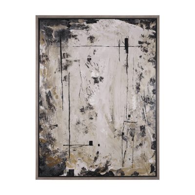 Clay I by Mercana Studio a Hand Embelished Textured Canvas
