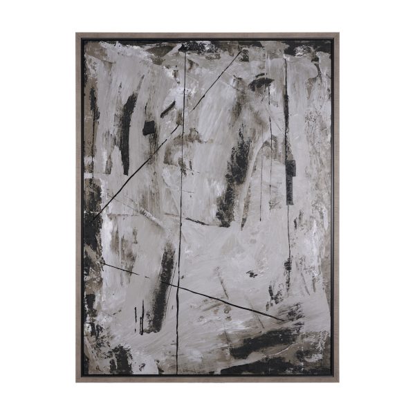 Clay III by Mercana Studio a Hand Embelished Textured Canvas