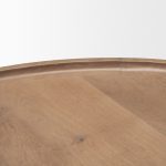 Cleaver (Set of 2) 40" & 31" Round Brown Solid Wood Nesting Coffee Tables