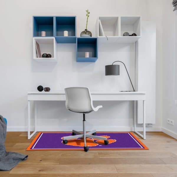 Clemson University 3x4 Area Rug 1