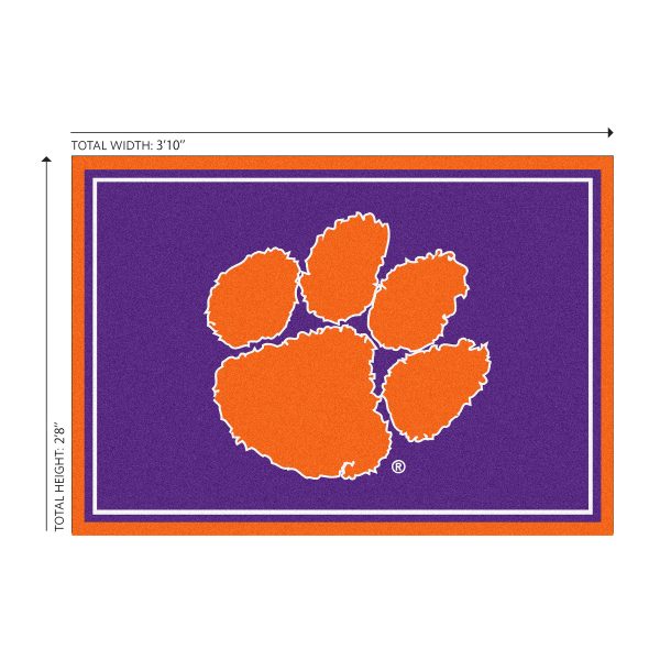 Clemson University 3x4 Area Rug 2