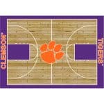 Clemson University 6x8 Courtside Rug