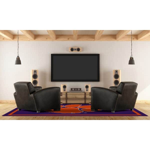 Clemson University 6x8 Spirit Rug 1