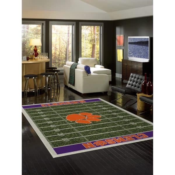 Clemson University 8x11 Homefield Rug 1