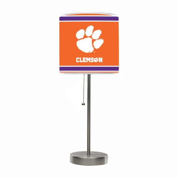 Clemson University Chrome Lamp 1
