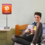 Clemson University Chrome Lamp 6 Clemson University Chrome Lamp