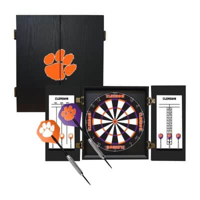 Clemson University Fan's Choice Dartboard Set