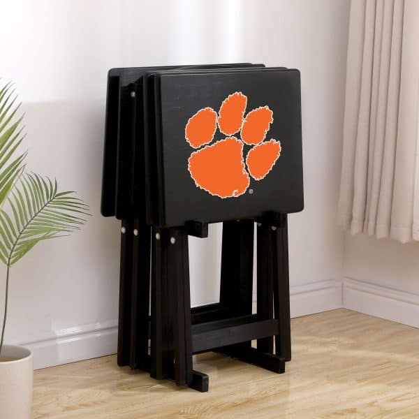 Clemson University TV Trays WStand 1