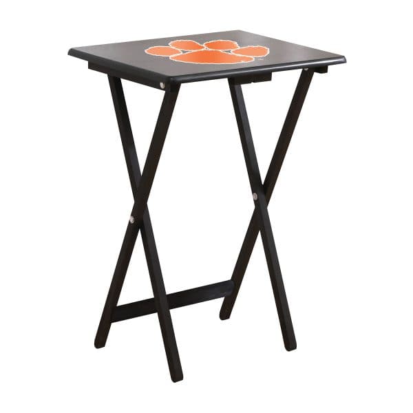 Clemson University TV Trays WStand 2