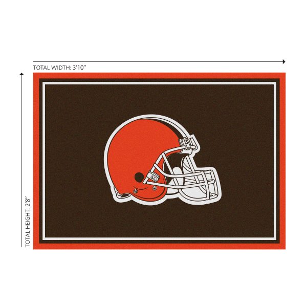 Cleveland Browns 3x4 Spirit Rug Officially Licensed NFL Area Rug