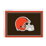 Cleveland Browns 4x6 Officially Licensed NFL Spirit Area Rug