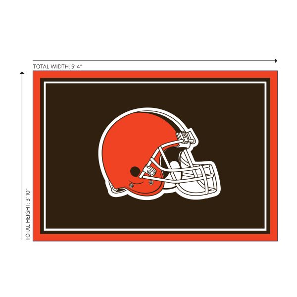 Cleveland Browns 4x6 Officially Licensed NFL Spirit Area Rug 2
