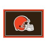 Cleveland Browns 6x8 Spirit Area Rug Licensed NFL Team Rug