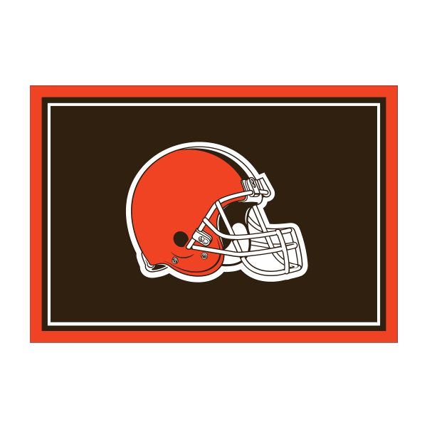 Cleveland Browns 6x8 Spirit Area Rug Licensed NFL Team Rug