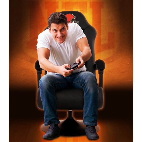 Cleveland Browns Bluetooth Swivel Ultra Gaming Chair 3