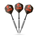 Cleveland Browns Bristle Dartboard Cabinet Set