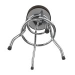Cleveland Browns Chrome Logo American Crafted Bar Stool