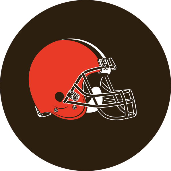 Cleveland Browns Chrome Logo American Crafted Bar Stool 6