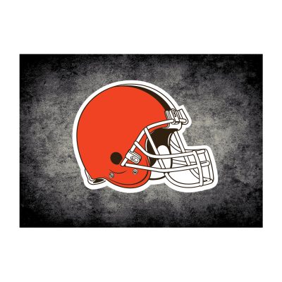 Cleveland Browns Distressed 4x6 Area Rug NFL Licensed USA Made
