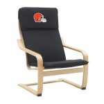 Cleveland Browns Embroidered Birch Bentwood Accent Chair