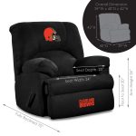 Cleveland Browns Embroidered Microfiber Rocker Recliner