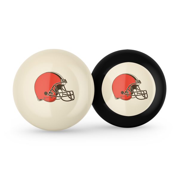 Cleveland Browns Grade A Polyester Logo Billiard Balls 2