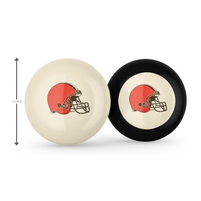 Cleveland Browns Grade A Polyester Logo Billiard Balls
